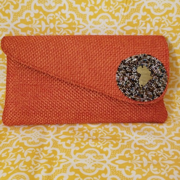 Vintage Handbags - 2 FOR $49 African clutch with beadwork